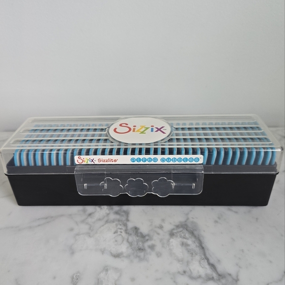 Sizzix Sizzlits Alpha Bubble Die Cut Alphabet Set Scrapbooking Crafting & Case - Picture 6 of 6